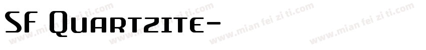 SF Quartzite字体转换